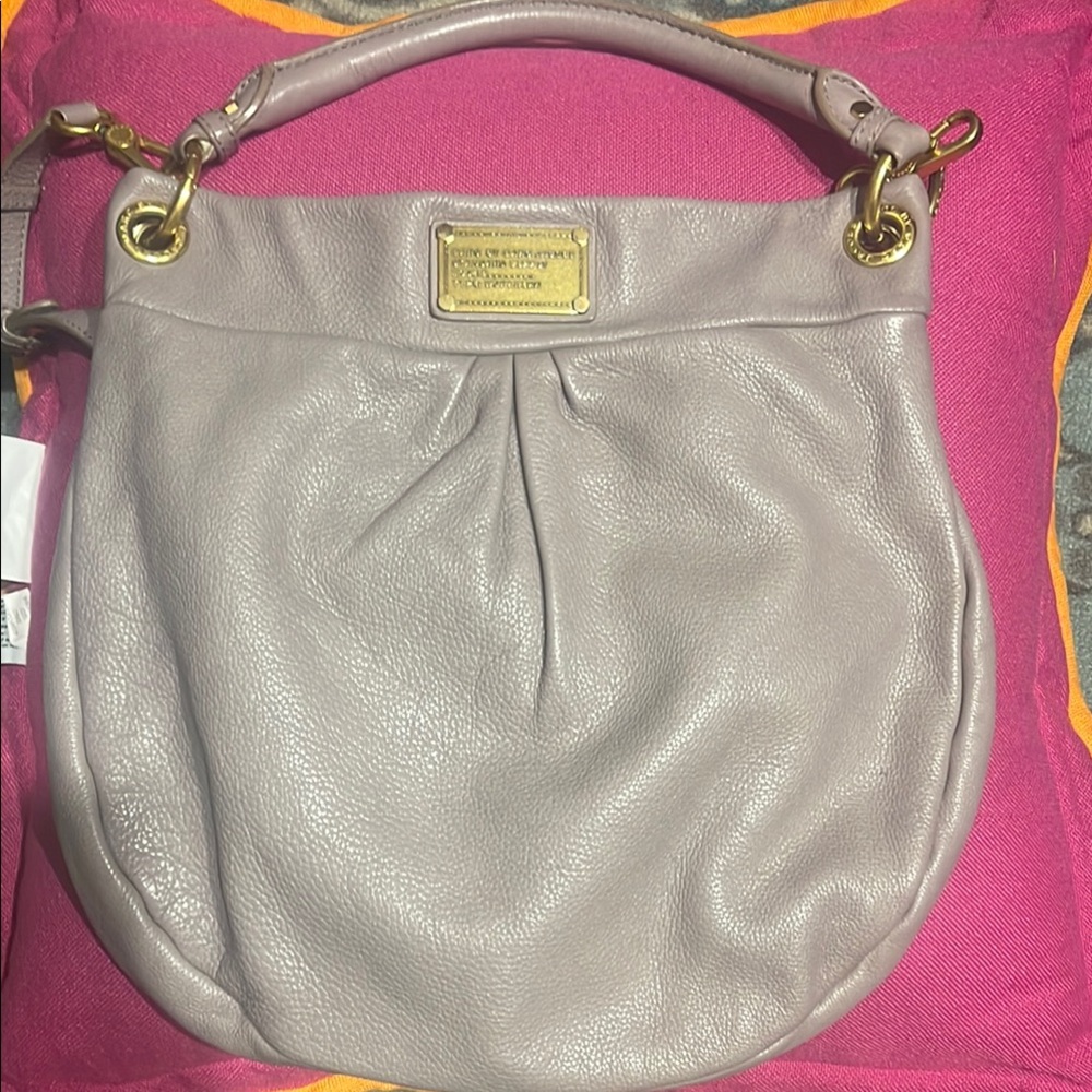 Marc Jacobs Gray light lilac Leather Shoulder Bag